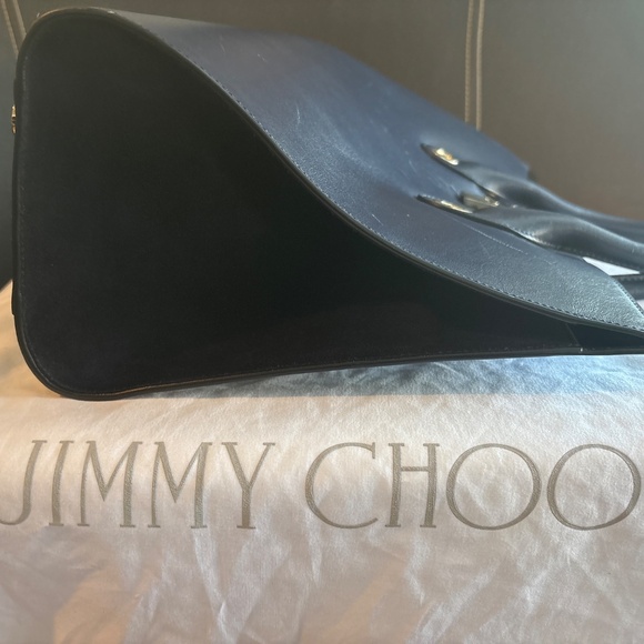 Jimmy Choo Riley Navy Tote - Picture 5 of 8